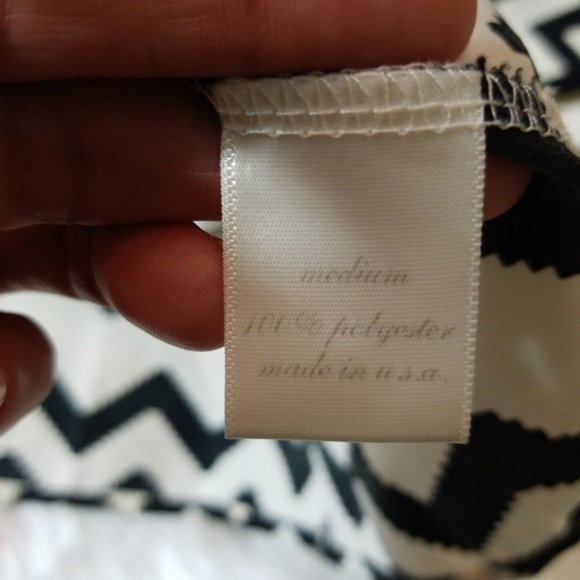 Anthropologie Francesca's Chevron Pattern Blouse - Picture 6 of 8